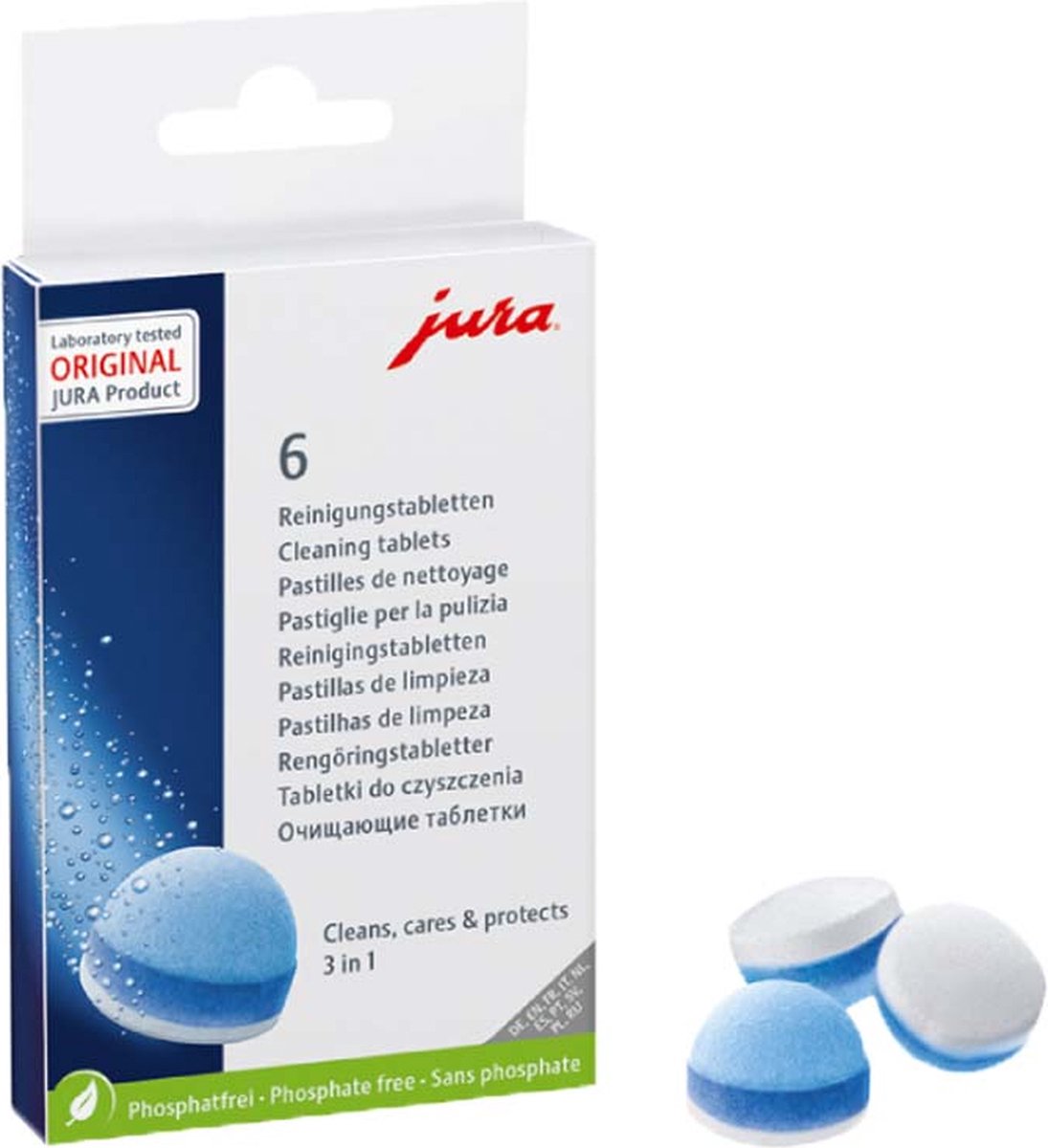 JURA Onderhoudbundel: Waterfilter + Ontkalkingstabletten + Reinigingstabletten