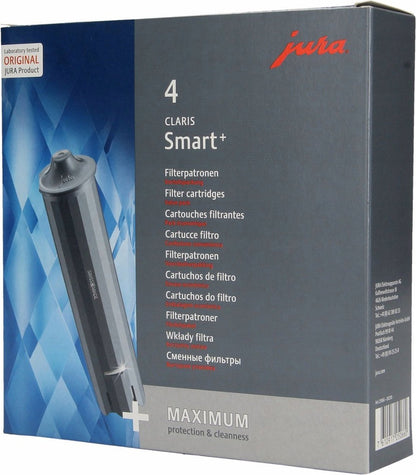 JURA Claris Smart+ waterfilter 4-pack (voordeel-verpakking) filterpatroon