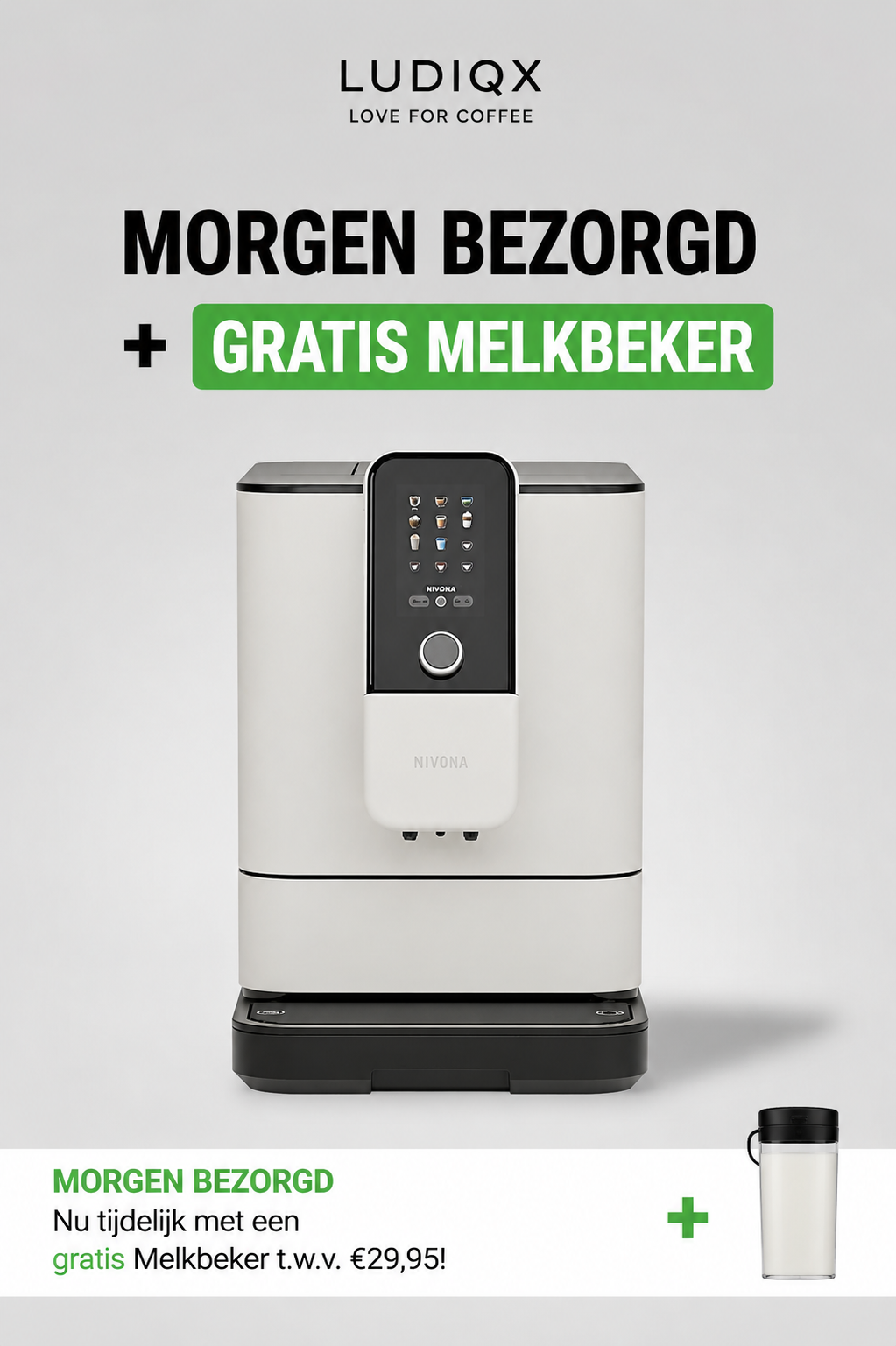 Nivona CafeRomatica NIVO 8112 + Tijdelijk 3 jaar garantie
