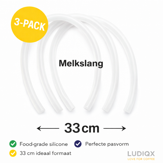 Melkslang 33 cm voor JURA, Nivona, Philips, Bosch & Melitta – Siliconen Cappuccino Slang – Universeel