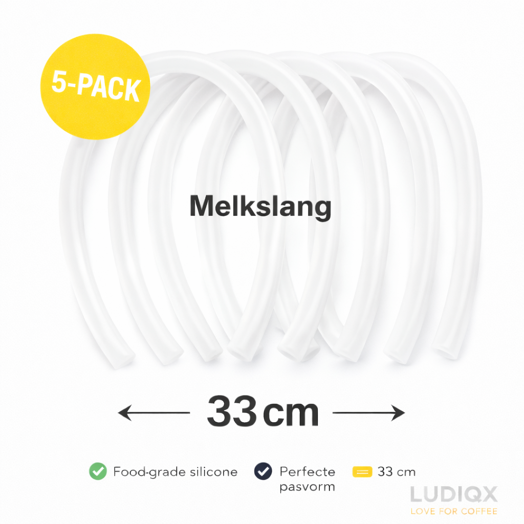 Melkslang 33 cm voor JURA, Nivona, Philips, Bosch & Melitta – Siliconen Cappuccino Slang – Universeel